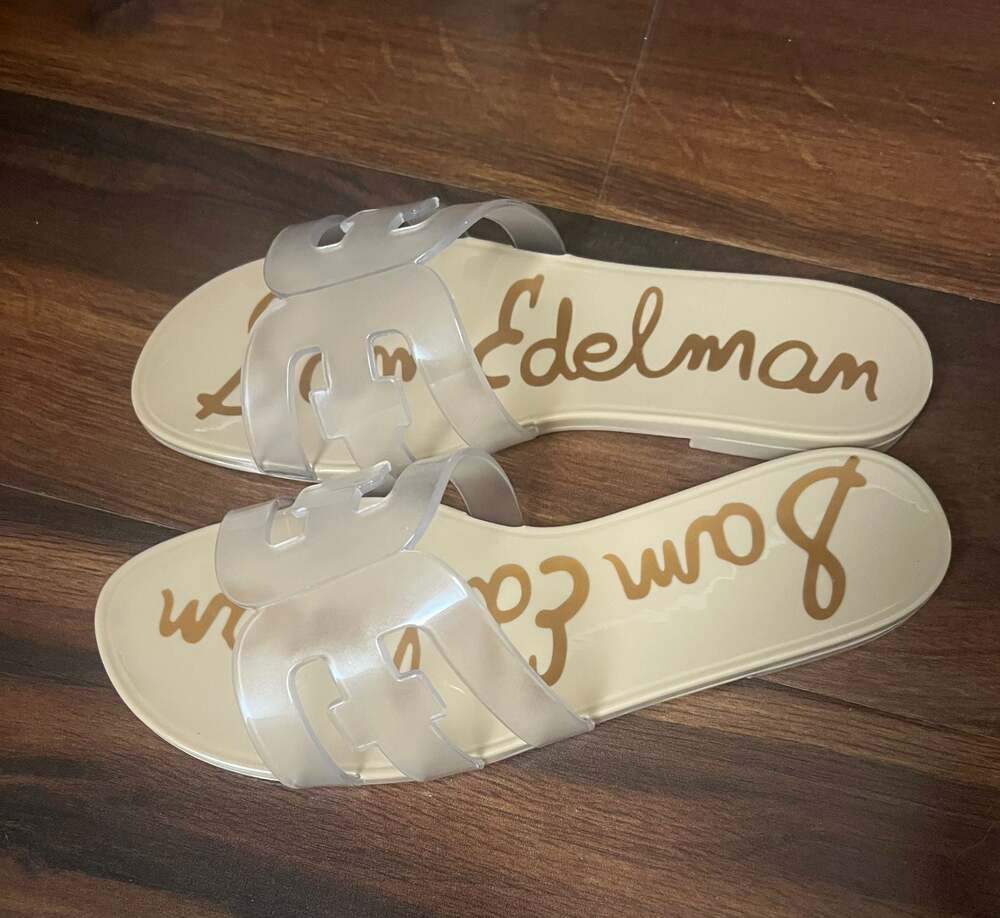 NEW Sam Edelman Bay Jelly Slide Sandals, Size 9 - Picture 3 of 7